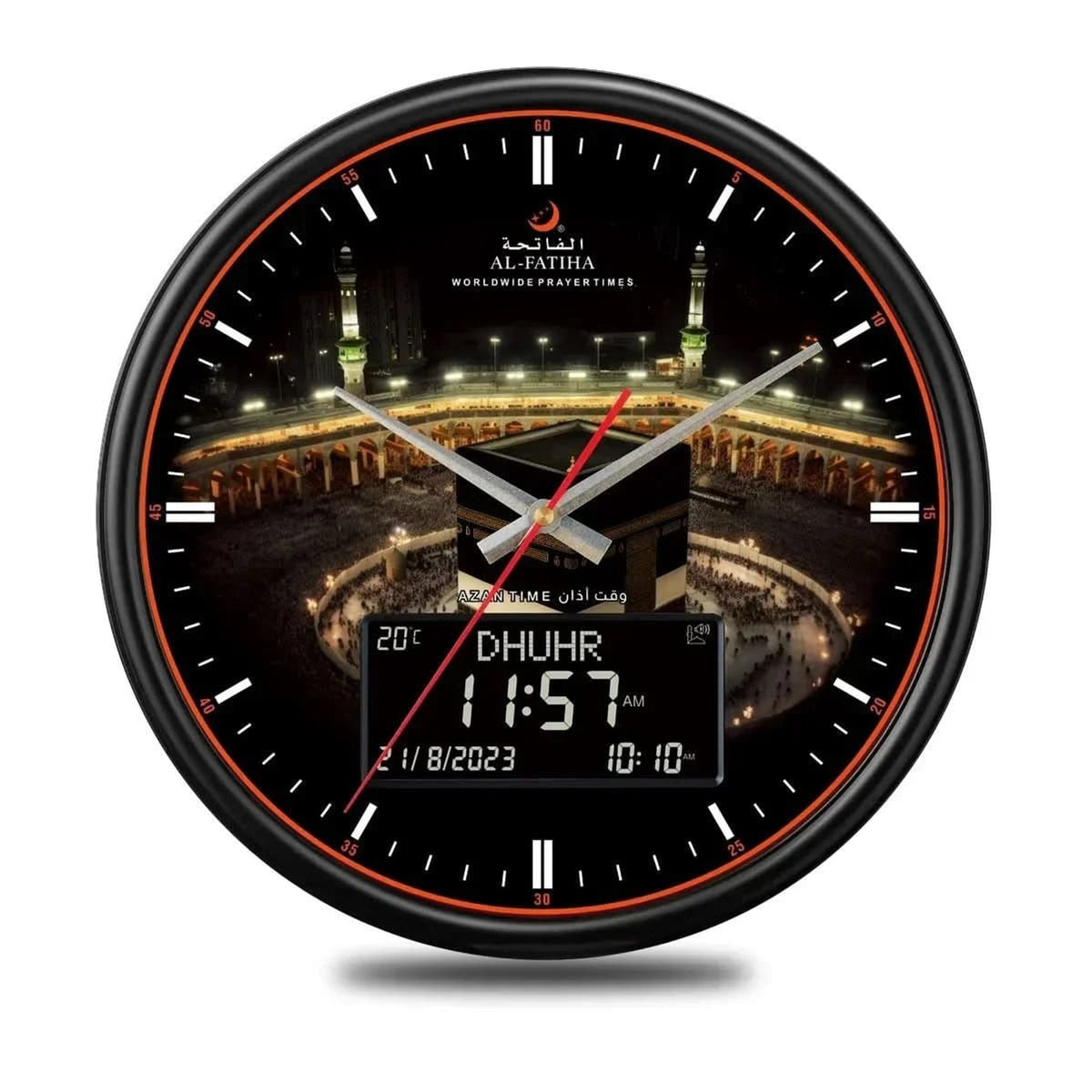 Prayer Time Clock With Dual Analog Digital Display - Image 8