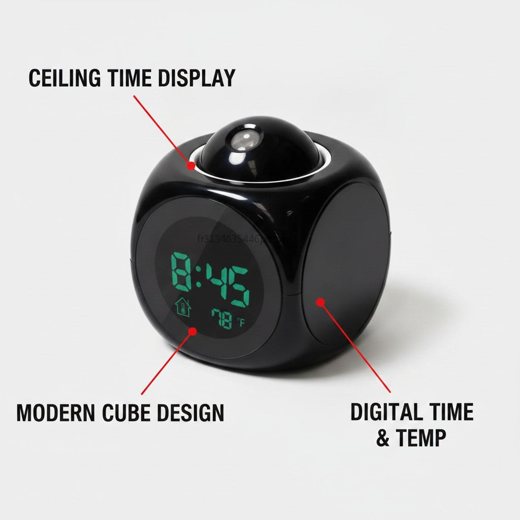 See the Time on Your Ceiling, Not on a Screen in Your Face