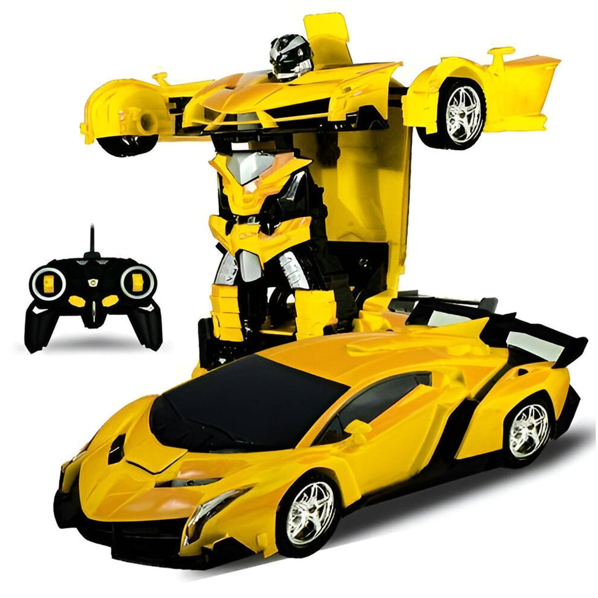 Range 5-20m Transformer Remote Control Car With 2 In 1 - Image 1