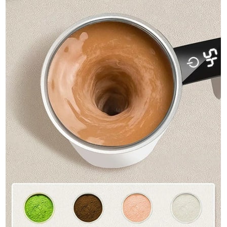 Rechargeable Self-Stirring Mug With LED Temperature Display - Image 2