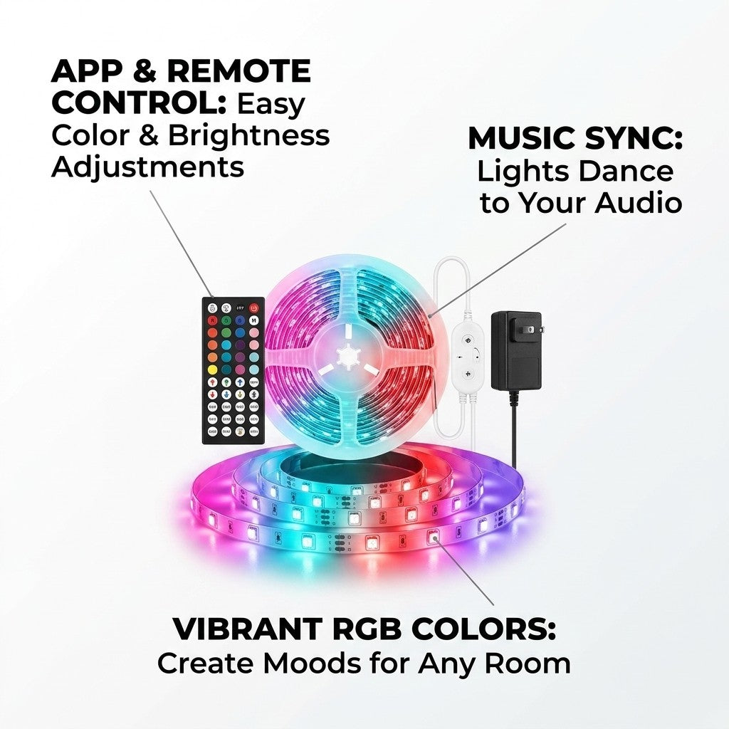 rgb led strip kit key benefits and features