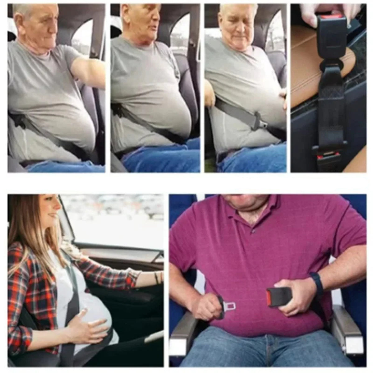 Seat Belt Extender with Adjustable Extension and Universal Compatibility - Image 5