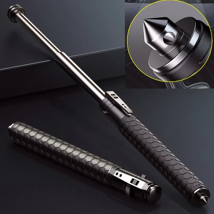 Self Defense Safety Stick Telescopic Metal Glass Breaker - Image 1
