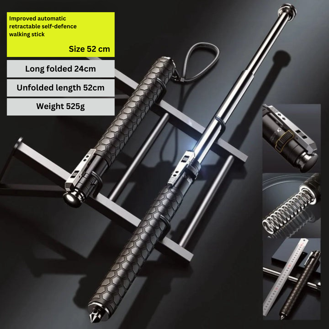 Self Defense Safety Stick Telescopic Metal Glass Breaker - Image 11