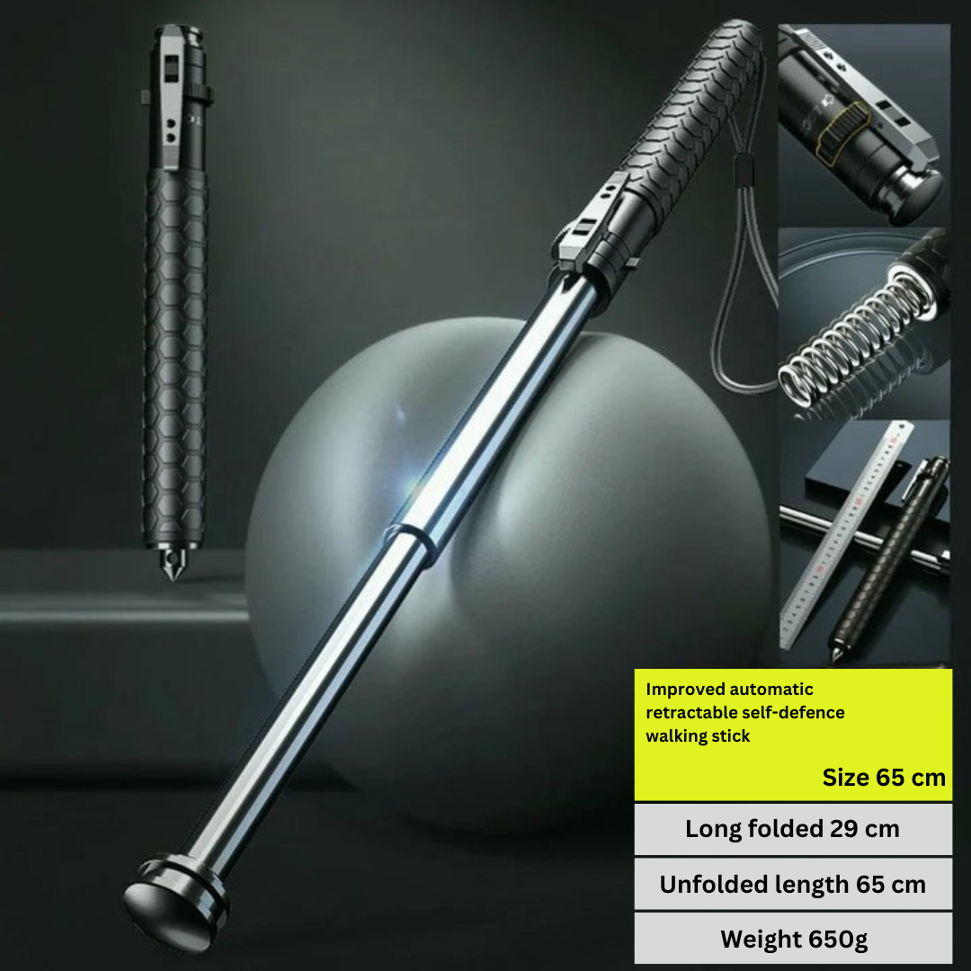 Self Defense Safety Stick Telescopic Metal Glass Breaker - Image 14