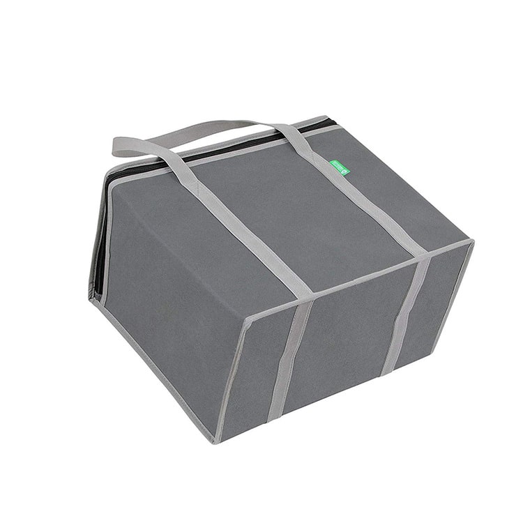 Shopping Bag Cooler Insulated Set Gray Foldable Food - Image 5