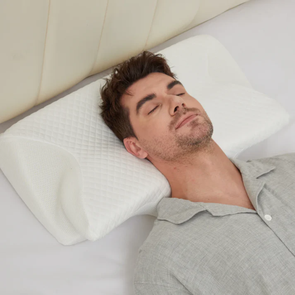 Side Sleeper Pillow Memory Foam Neck Pain Ergonomic Back Cervical - Image 15