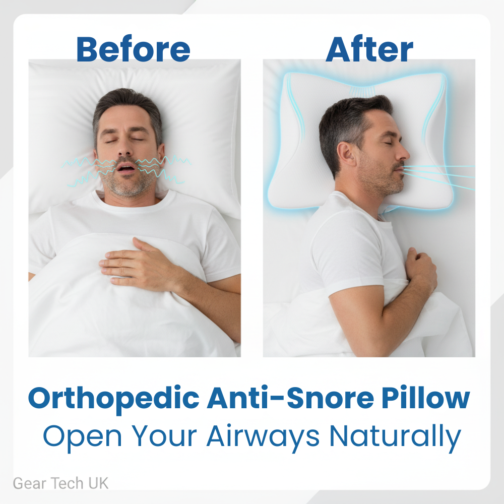 Side Sleeper Pillow Memory Foam Neck Pain Ergonomic Back Cervical - Image 2