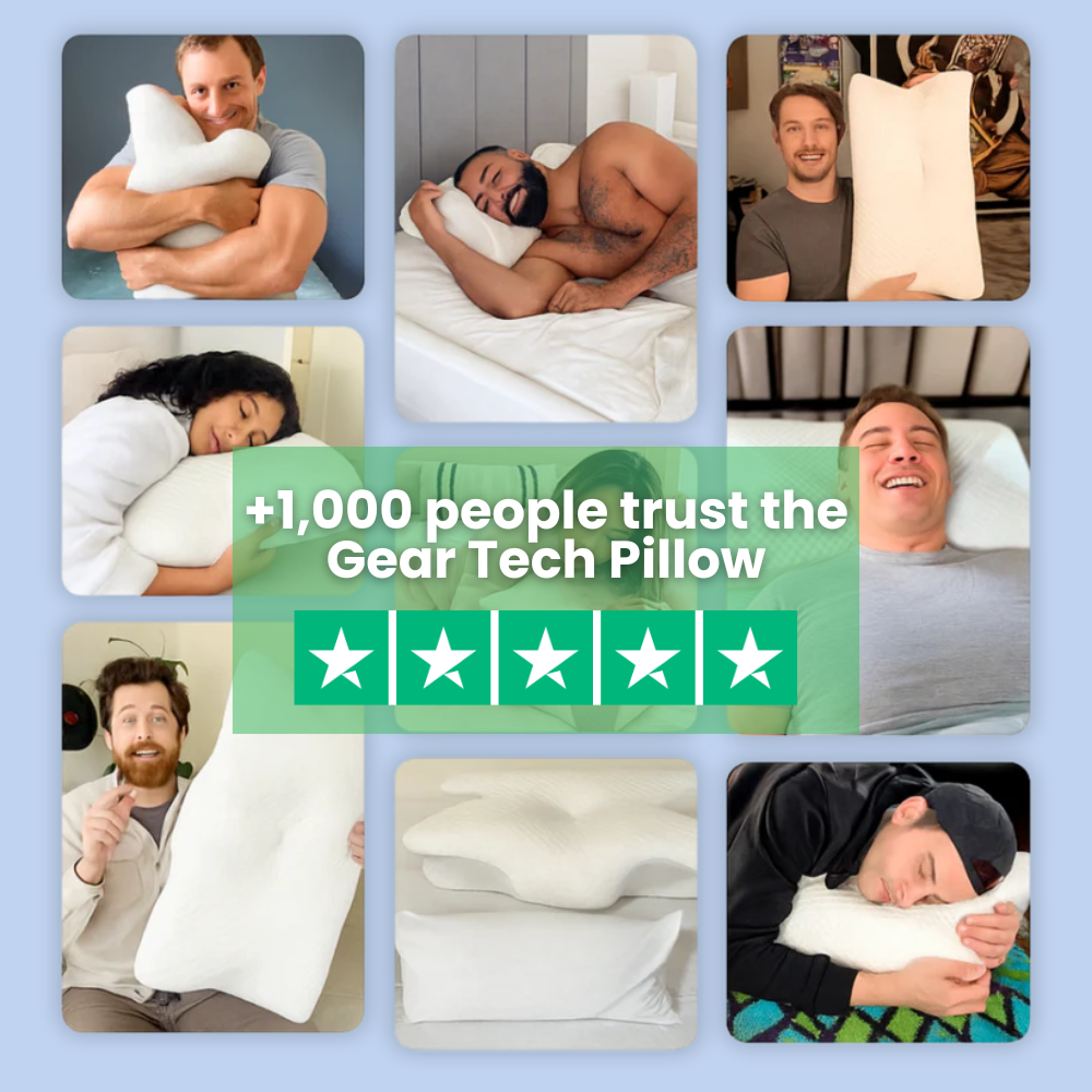 Side Sleeper Pillow Memory Foam Neck Pain Ergonomic Back Cervical - Image 4