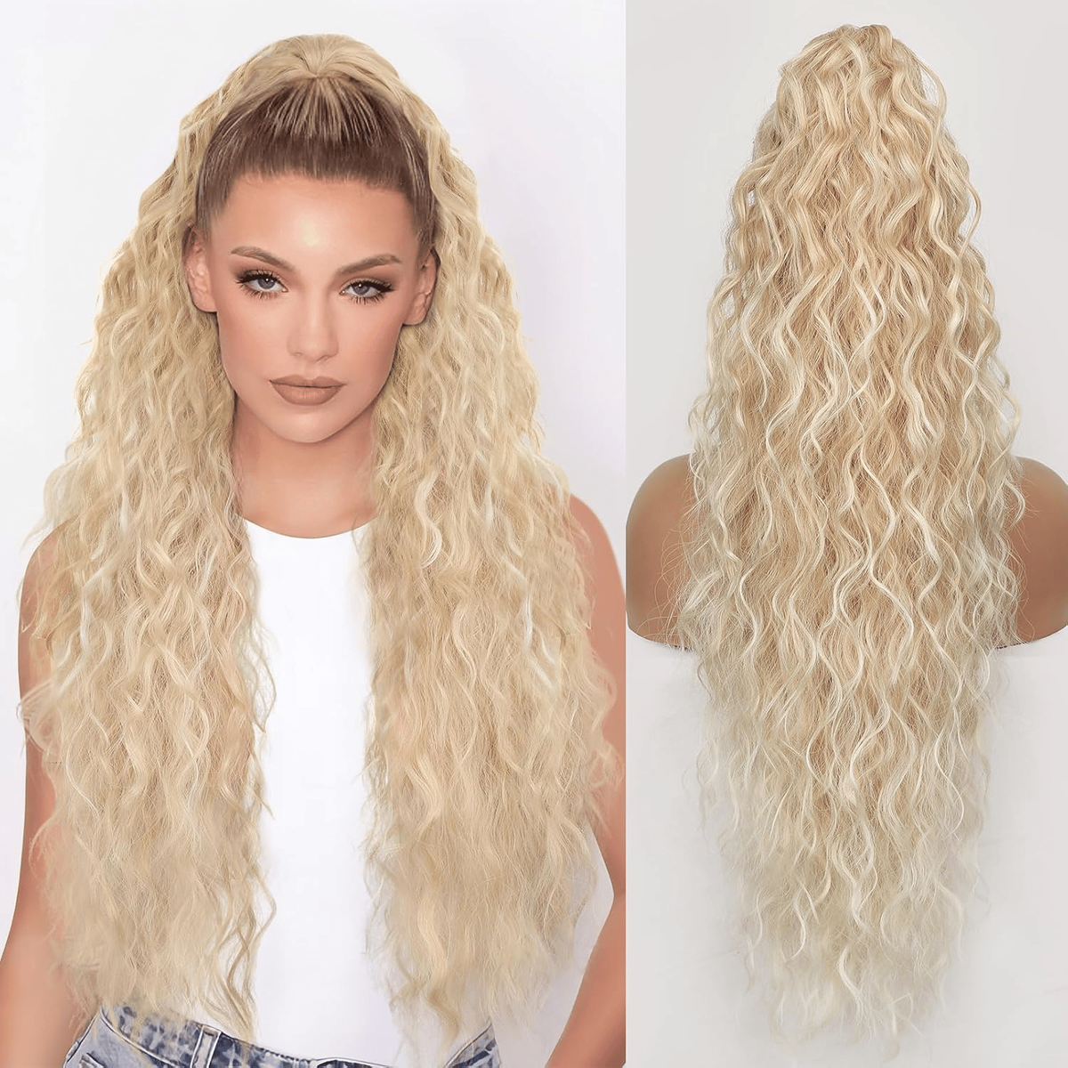 Silkipony Drawstring Ponytail Extension For Instant Voluminous Hair - Image 4