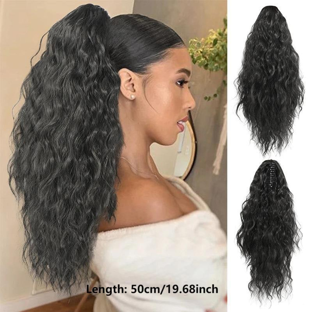 Silkipony Drawstring Ponytail Extension For Instant Voluminous Hair - Image 8