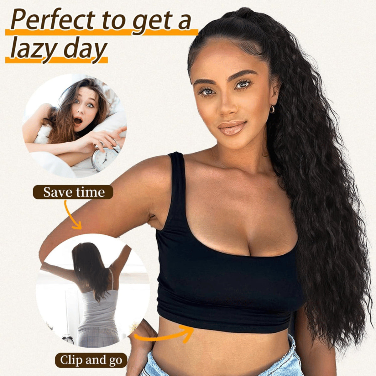 Silkipony Drawstring Ponytail Extension For Instant Voluminous Hair - Image 16