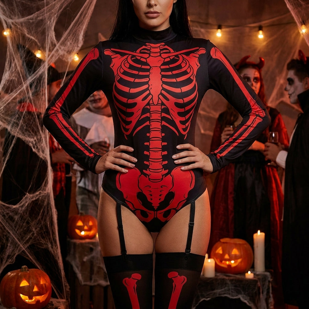Halloween Costume Cosplay Costume Skeleton Costume - hero