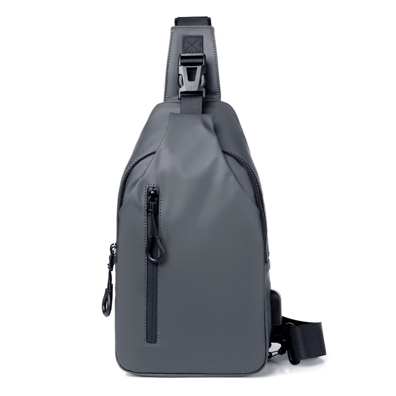 Sling Bag Crossbody Shoulder Chest Pack USB Port Leisure Travel - Image 13
