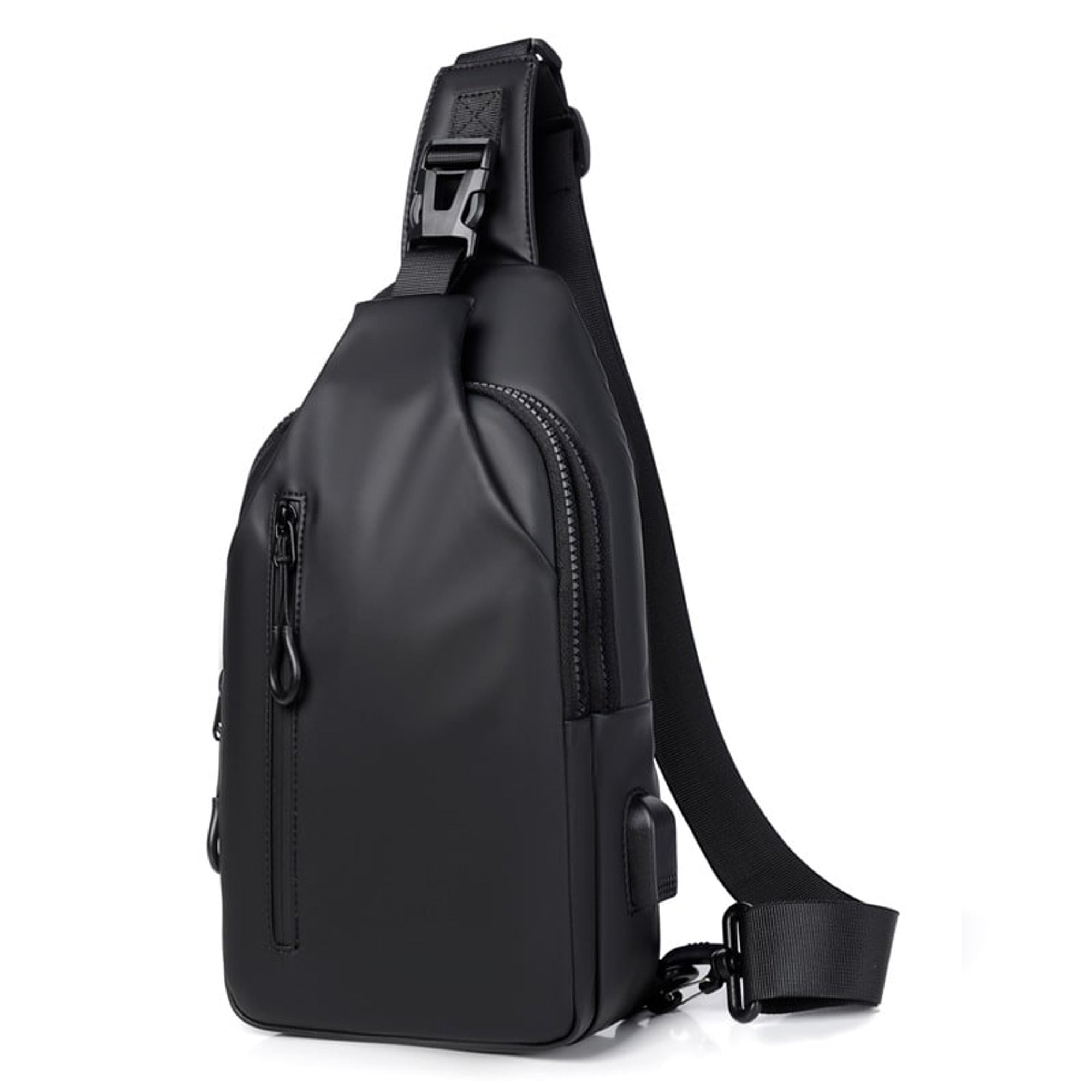 Sling Bag Crossbody Shoulder Chest Pack USB Port Leisure Travel - Image 12