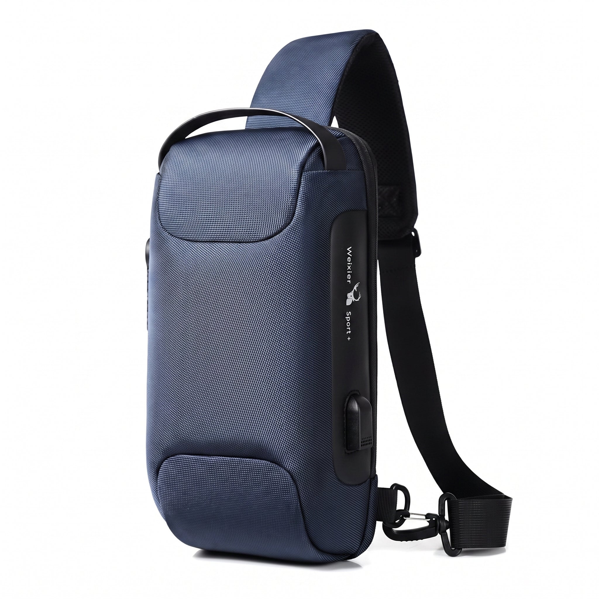 Travel Bag Crossbody Shoulder Anti Theft USB Pack - studio