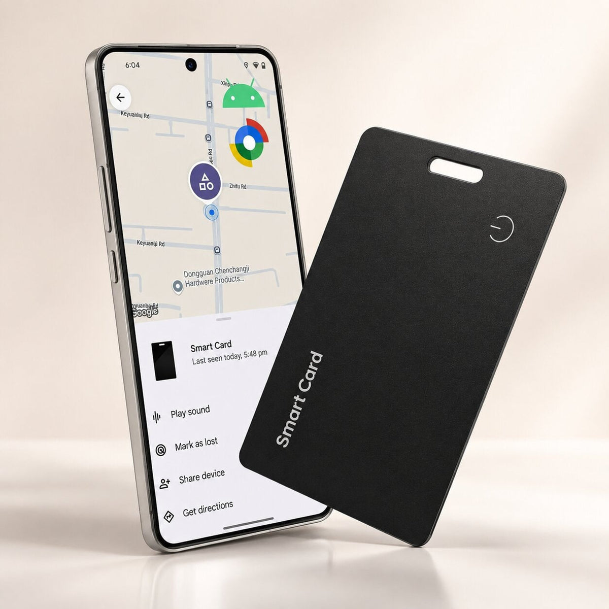 Smart Card Tracker For Android With IP68 Waterproof Protection - Image 1