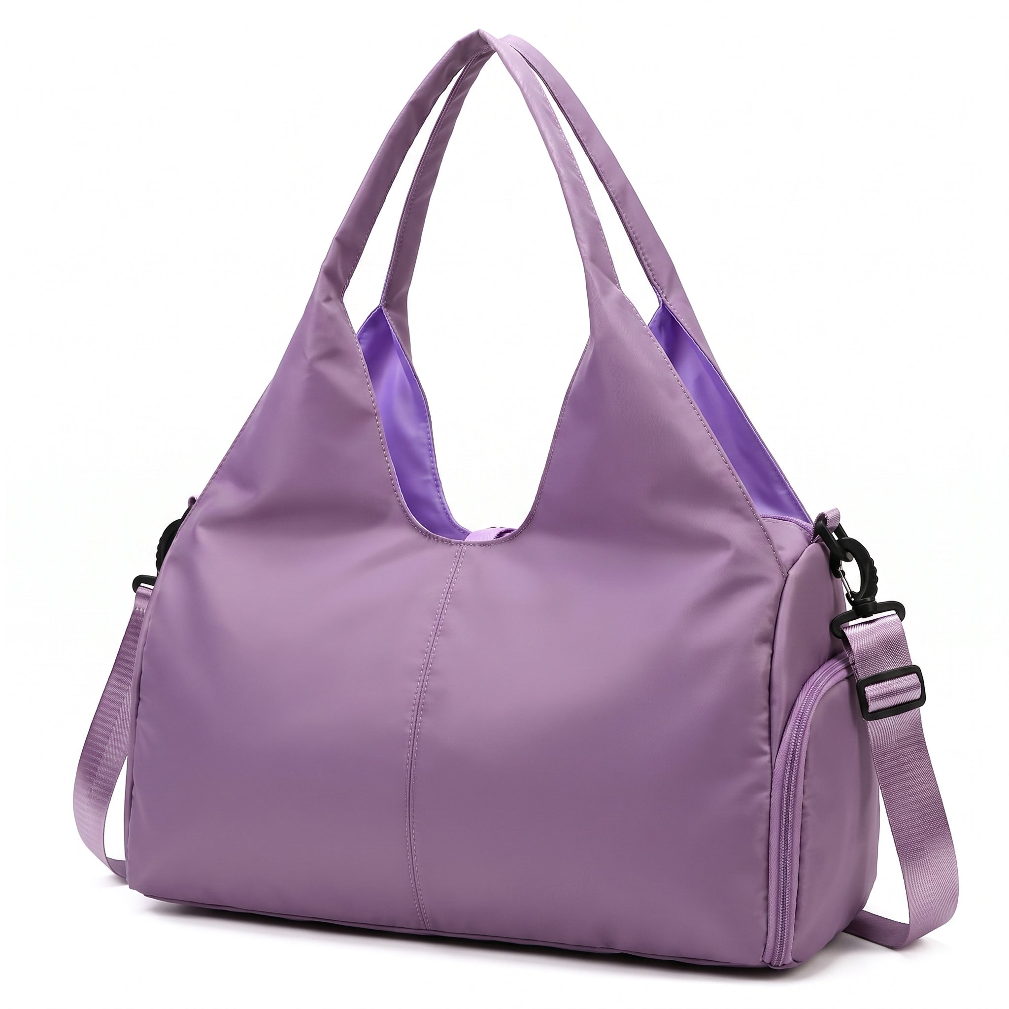Women's Travel Bag Gym Bag Duffel Bag Sports Shoe Compartment Yoga Bag - angle