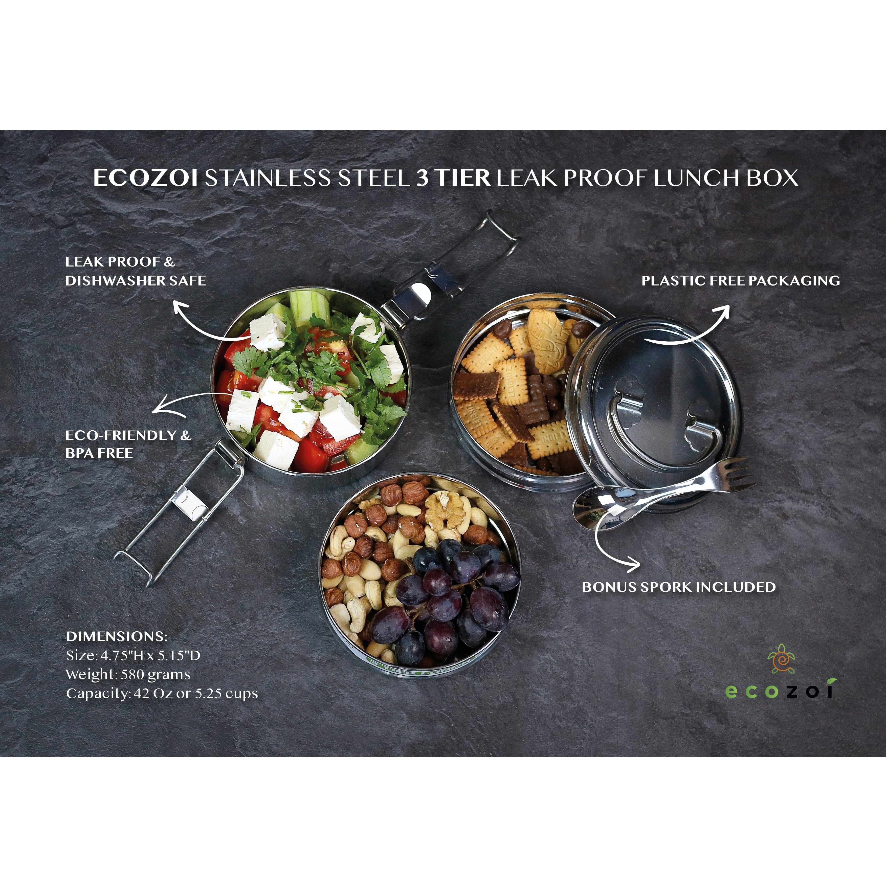Stainless Steel Lunch Box - Image 3