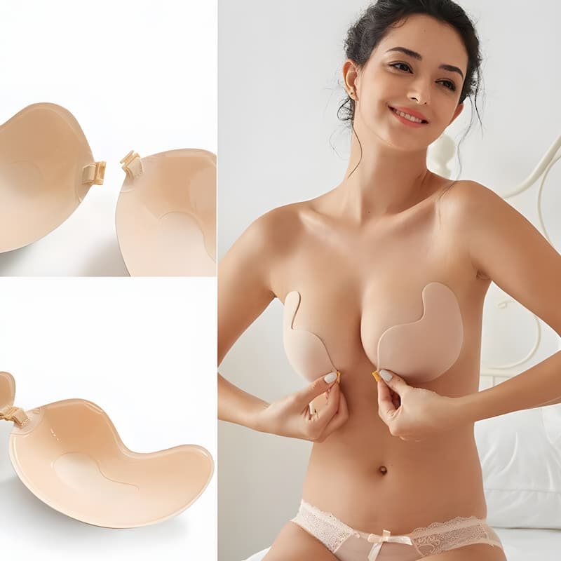 Strapless Bra Push Up Bra Sticky Bra Silicone Invisible Reusable - Image 6