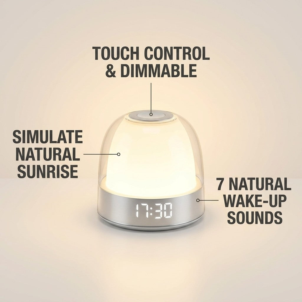 sunrise alarm clock key benefits and features