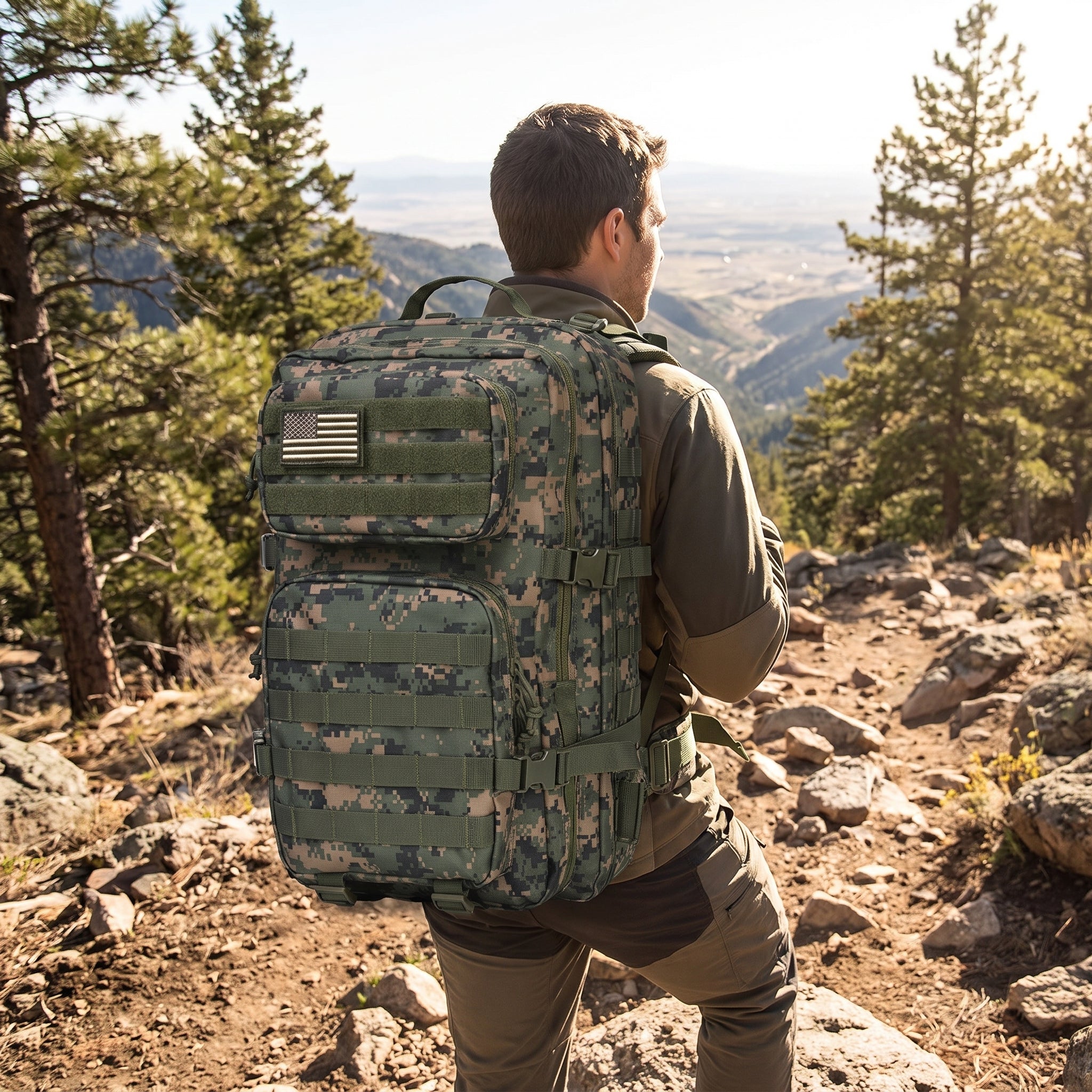 Travel Bag Backpack Hiking Molle Tactical - hero