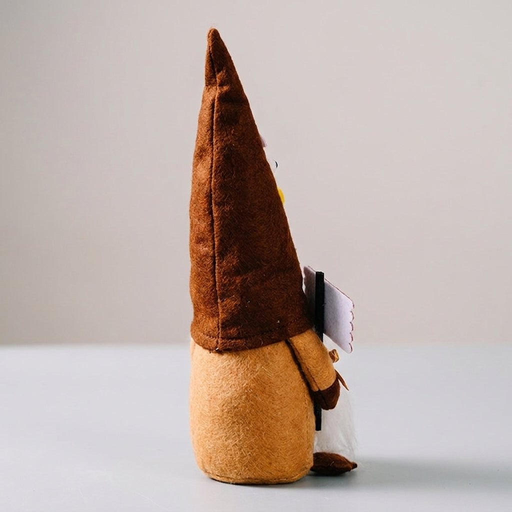 Thanksgiving Decorations Happy Thanksgiving Fall Gnome Plush Figures - angle