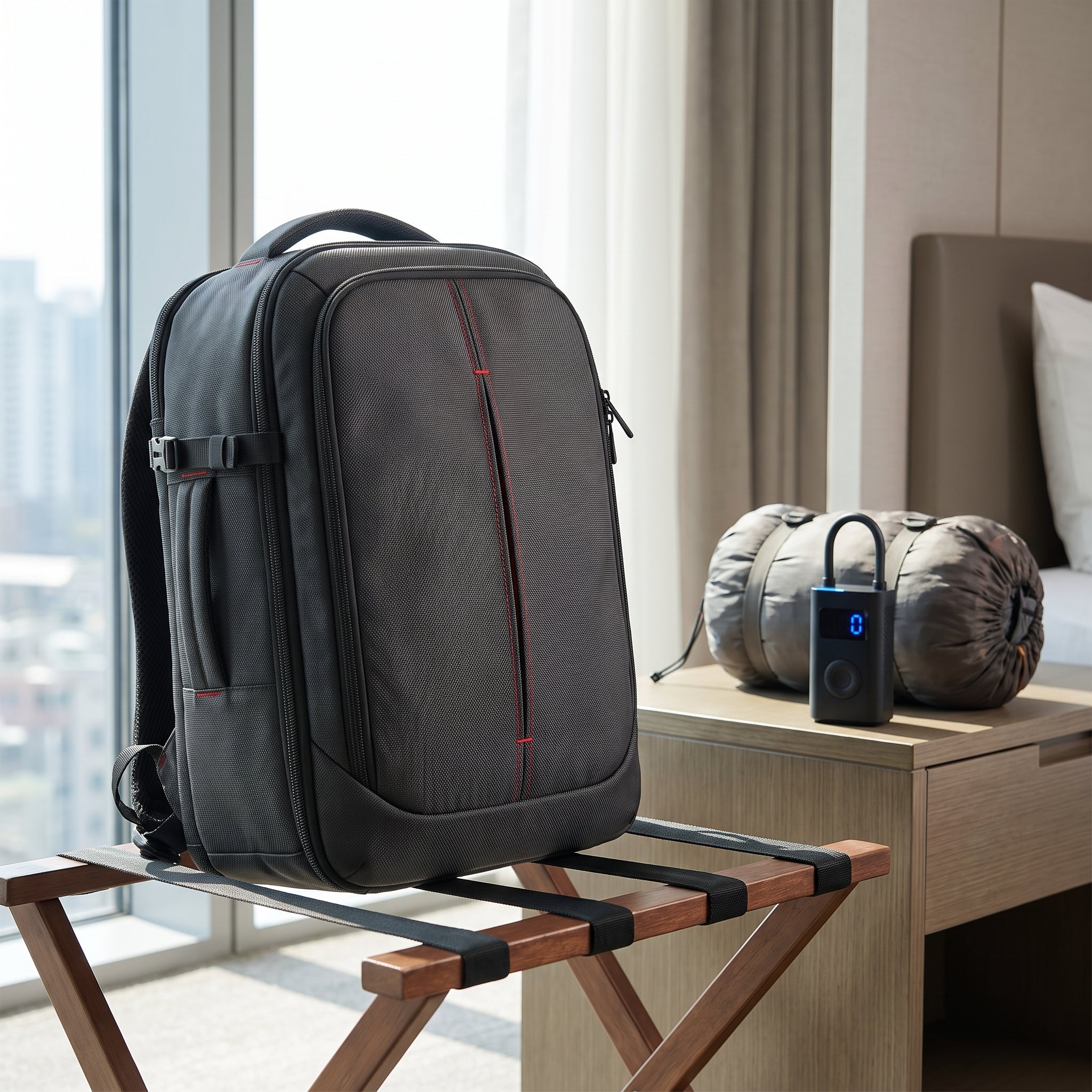 Travel Bag Durable Backpack Vacuum Pump Large Capacity Laptop - hero