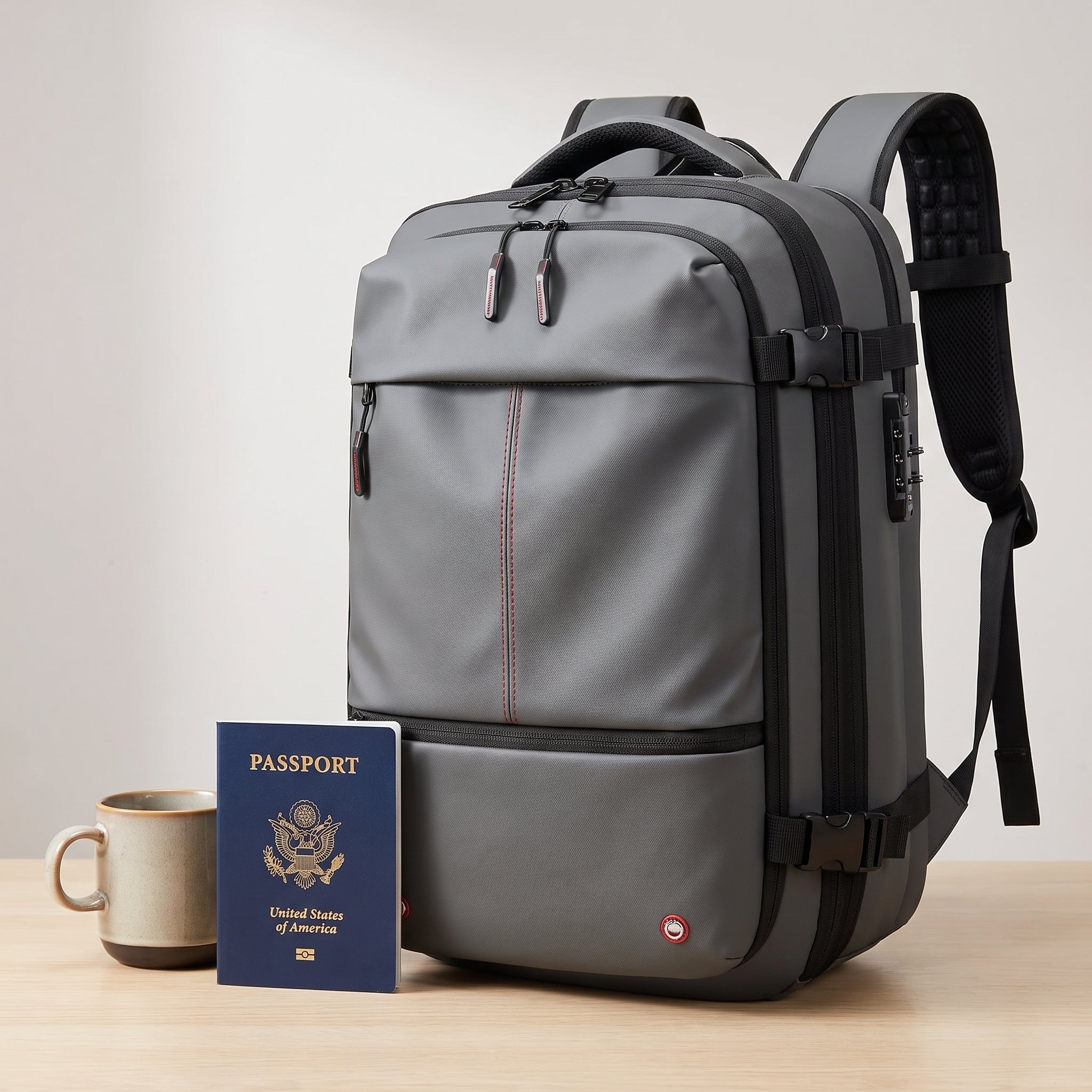 Travel Bag Durable Backpack Vacuum Pump Large Capacity Laptop - scale