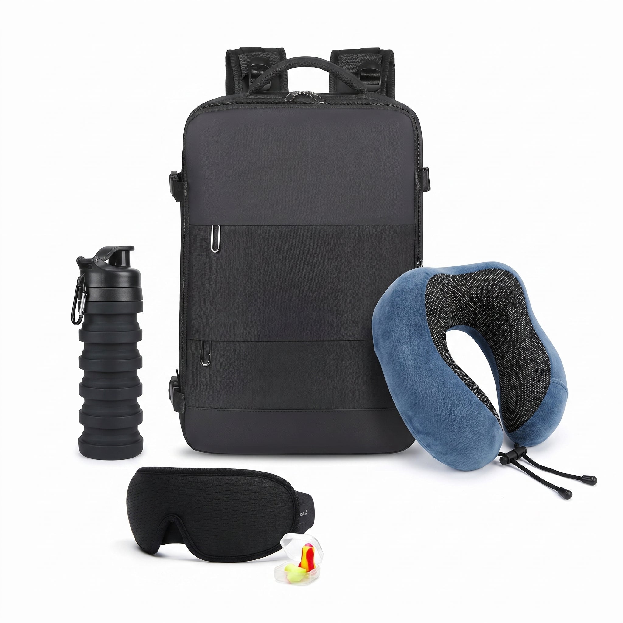 Travel Bag Durable Backpack Rectangular Design Multiple Compartments - studio