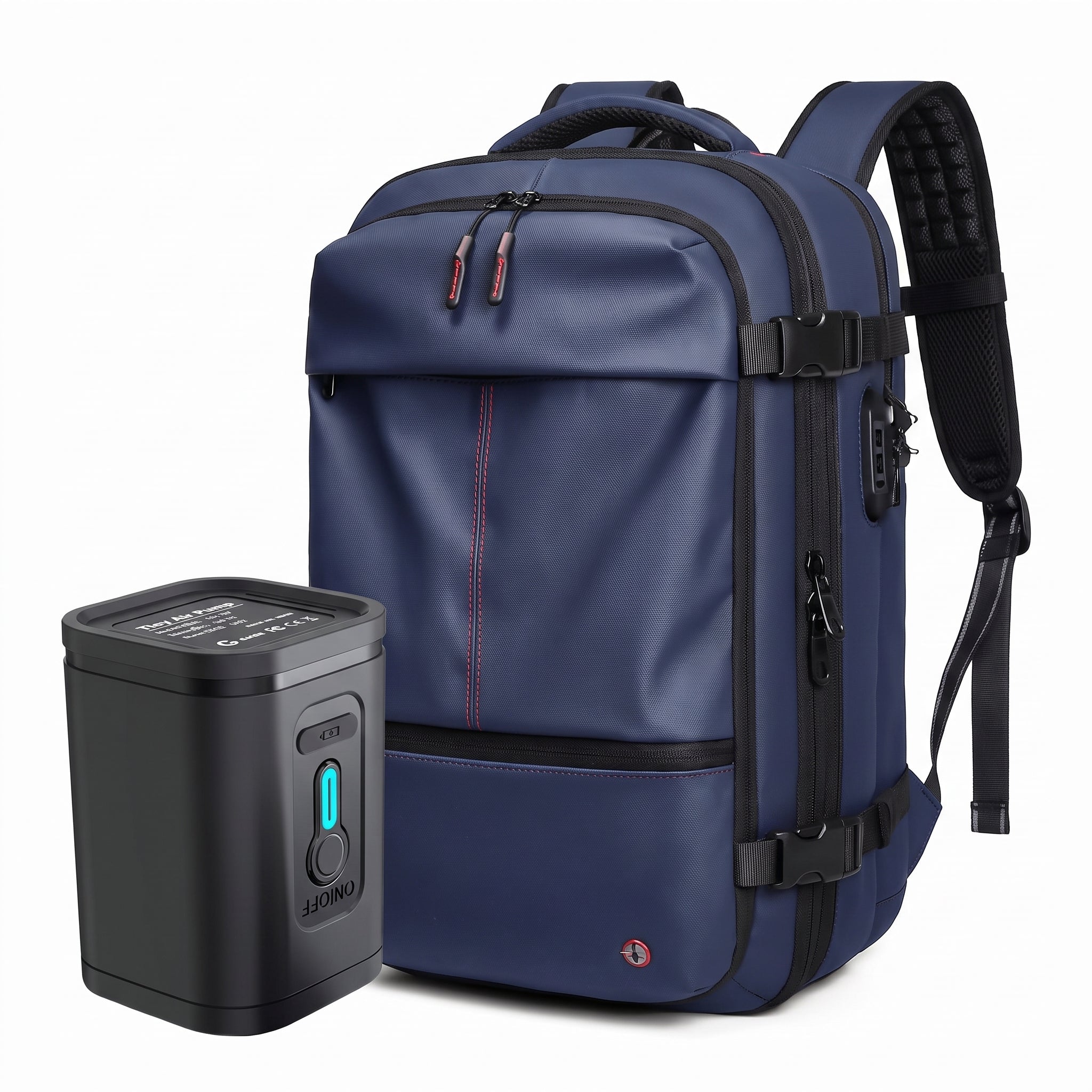 Travel Bag Durable Backpack Vacuum Pump Large Capacity Laptop - Image 12