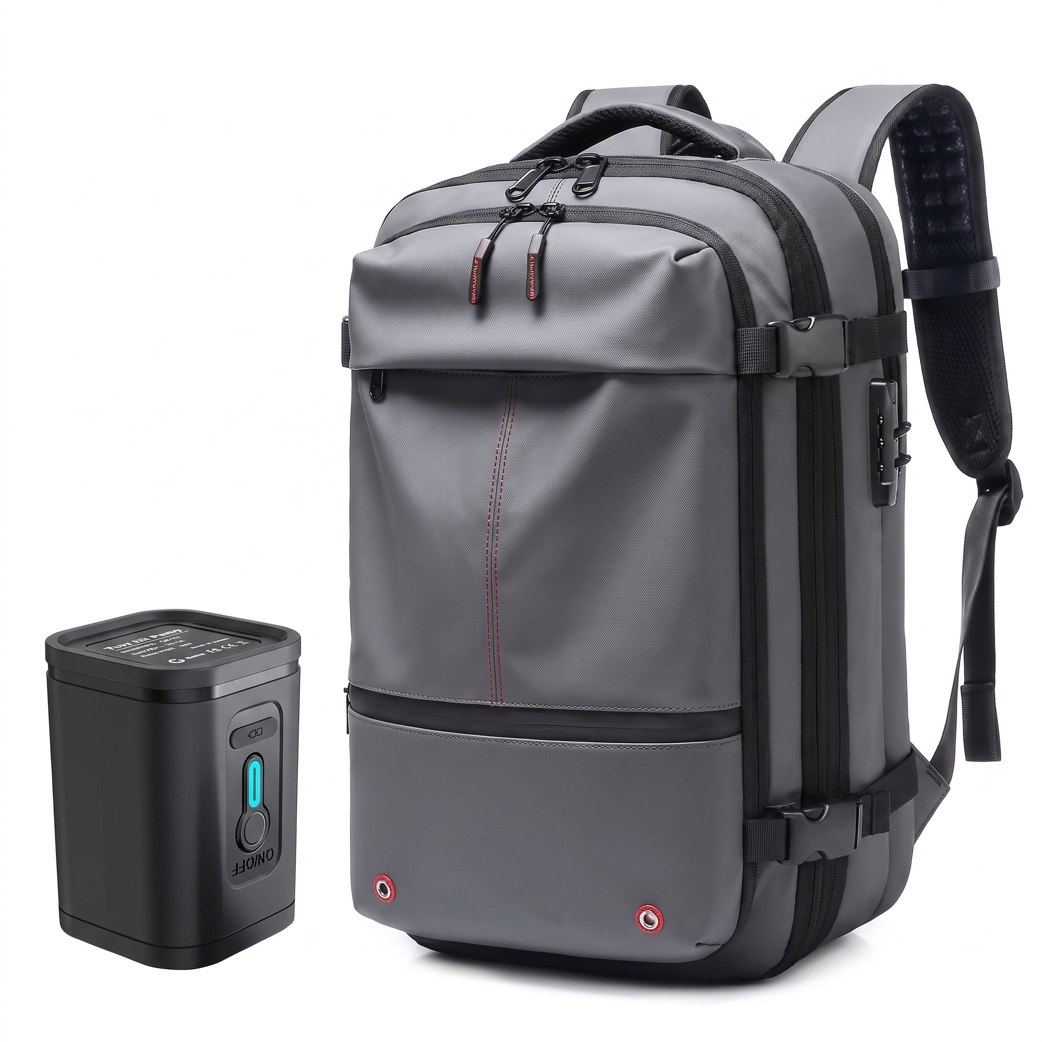 Travel Bag Durable Backpack Vacuum Pump Large Capacity Laptop - Image 3
