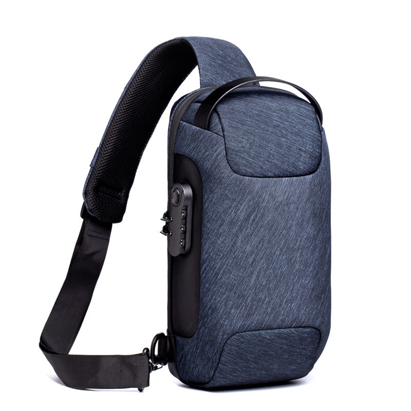 Travel Bag Crossbody Shoulder Anti Theft USB Pack - Image 17
