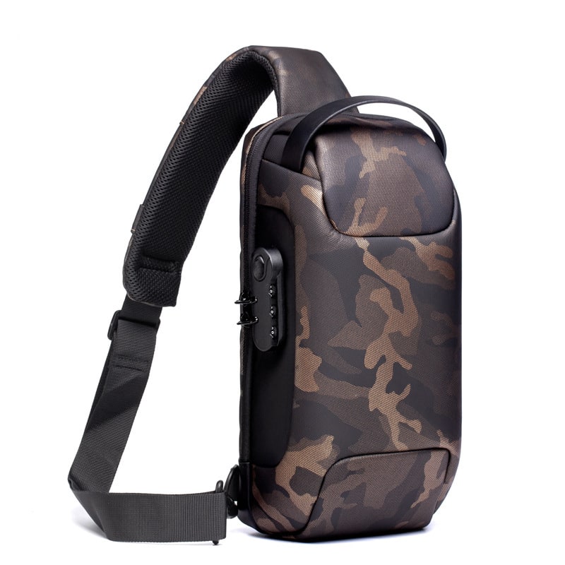 Travel Bag Crossbody Shoulder Anti Theft USB Pack - Image 18