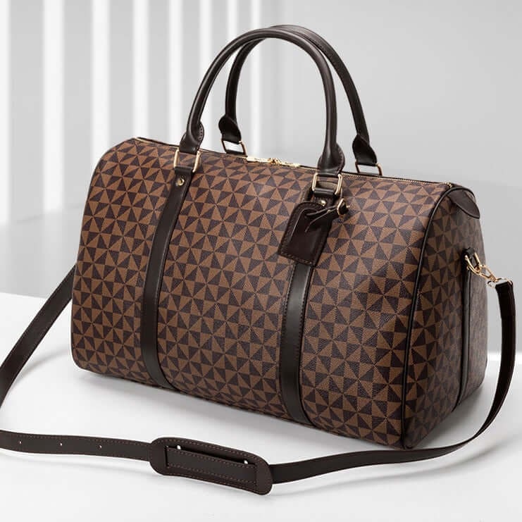 Travel Bag Duffel Weekender Geometric Pattern Men - Image 1