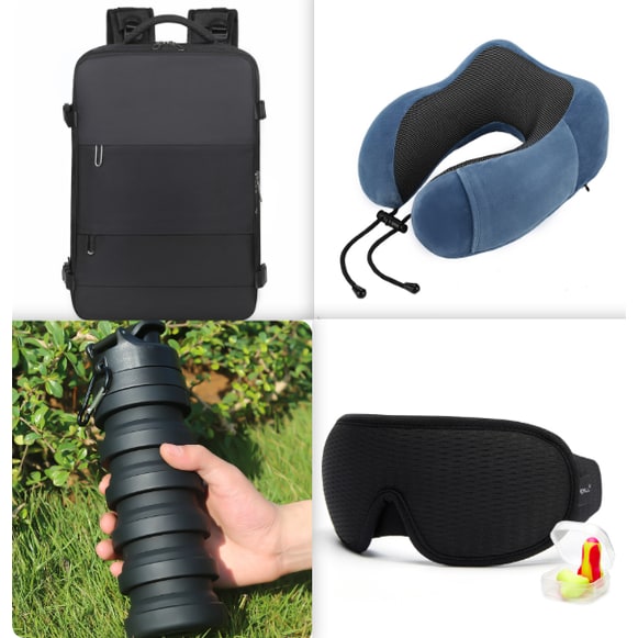 Travel Bag Durable Backpack Rectangular Design Multiple Compartments - Image 1