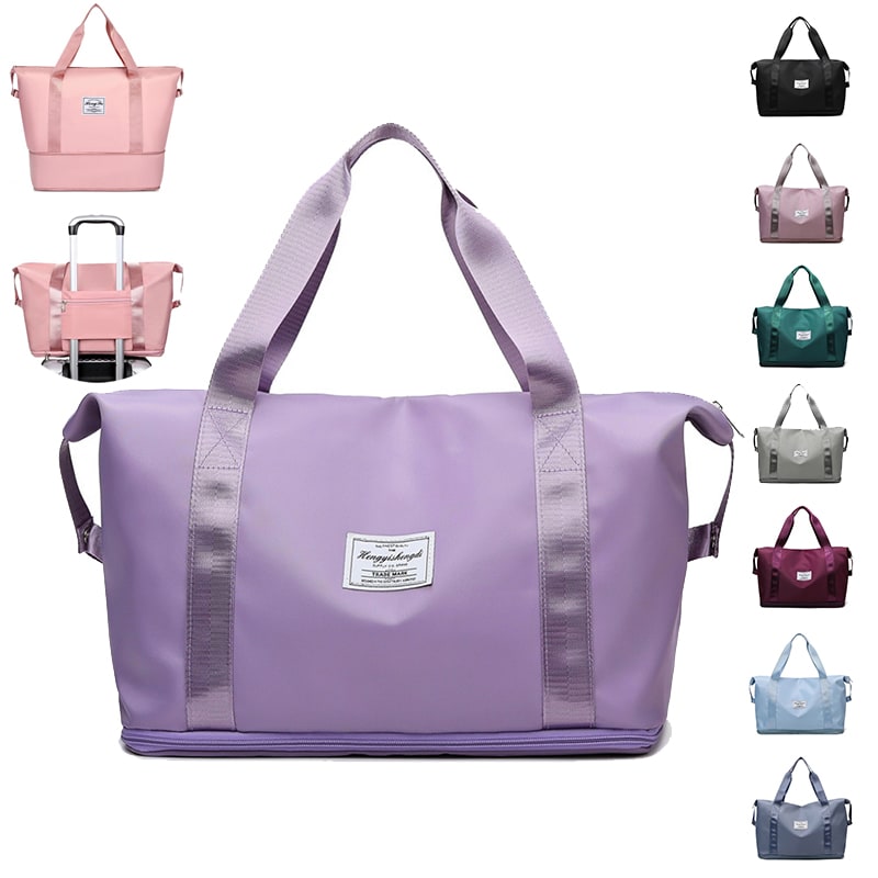 Travel Bag Lightweight Duffel Gym Bottom Compartment - Image 8