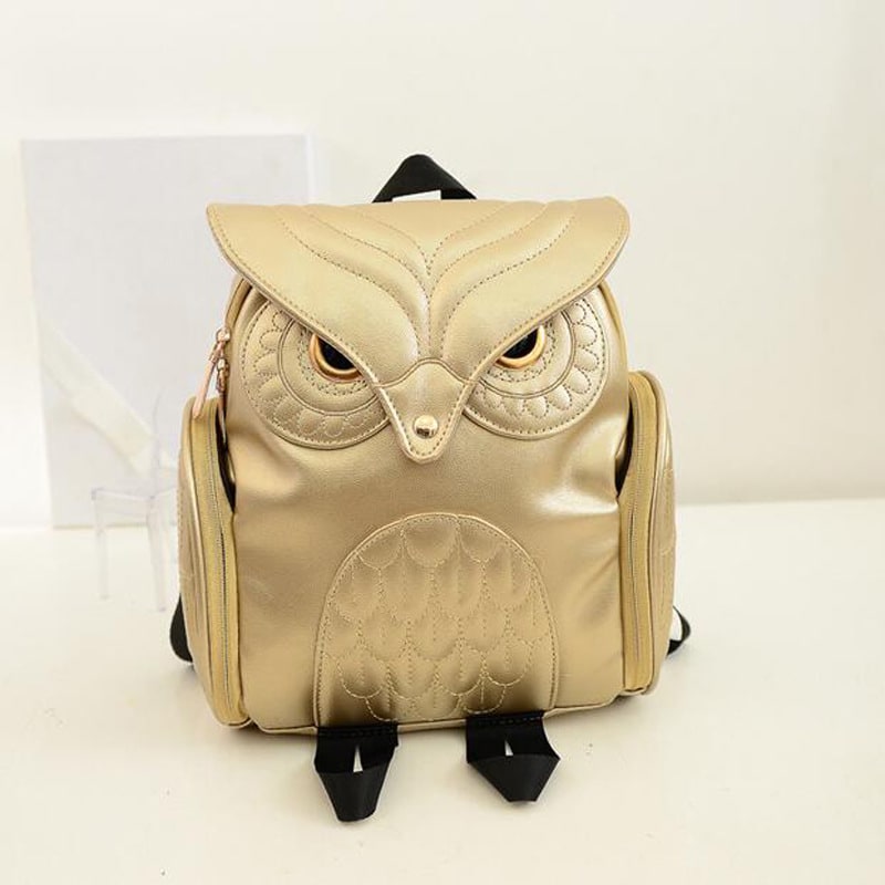 travel bag owl design backpack cute cartoon personality women's - Image 2