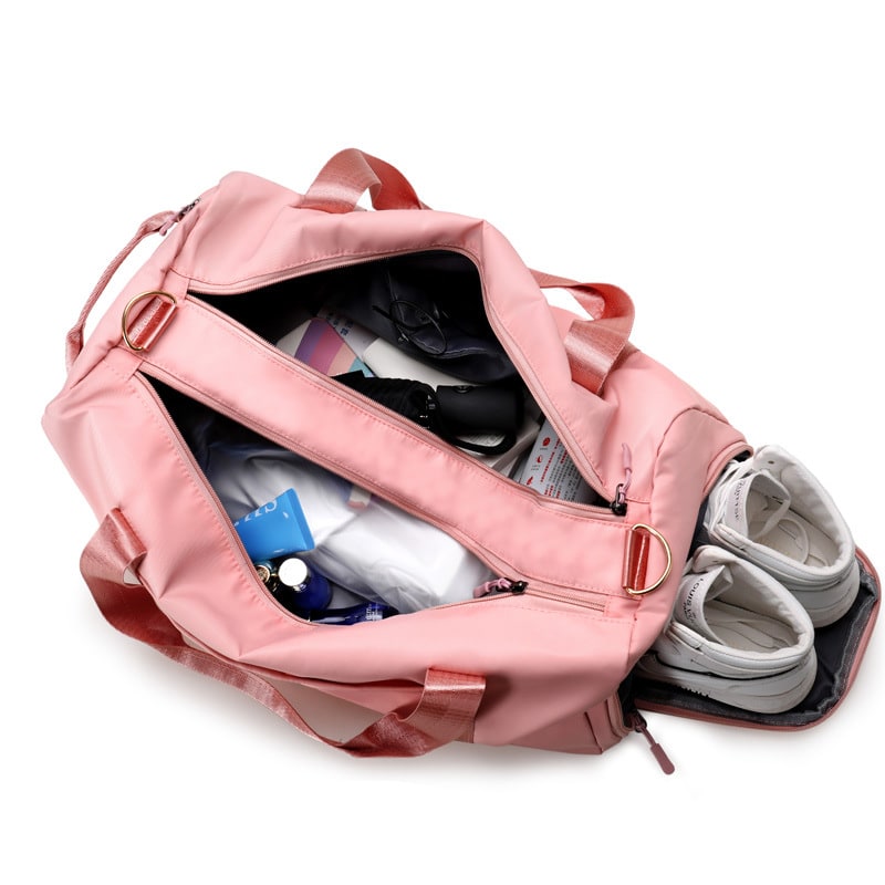 Travel Bag Shoulder Gym Sports Duffel Shoe Compartment - Image 15