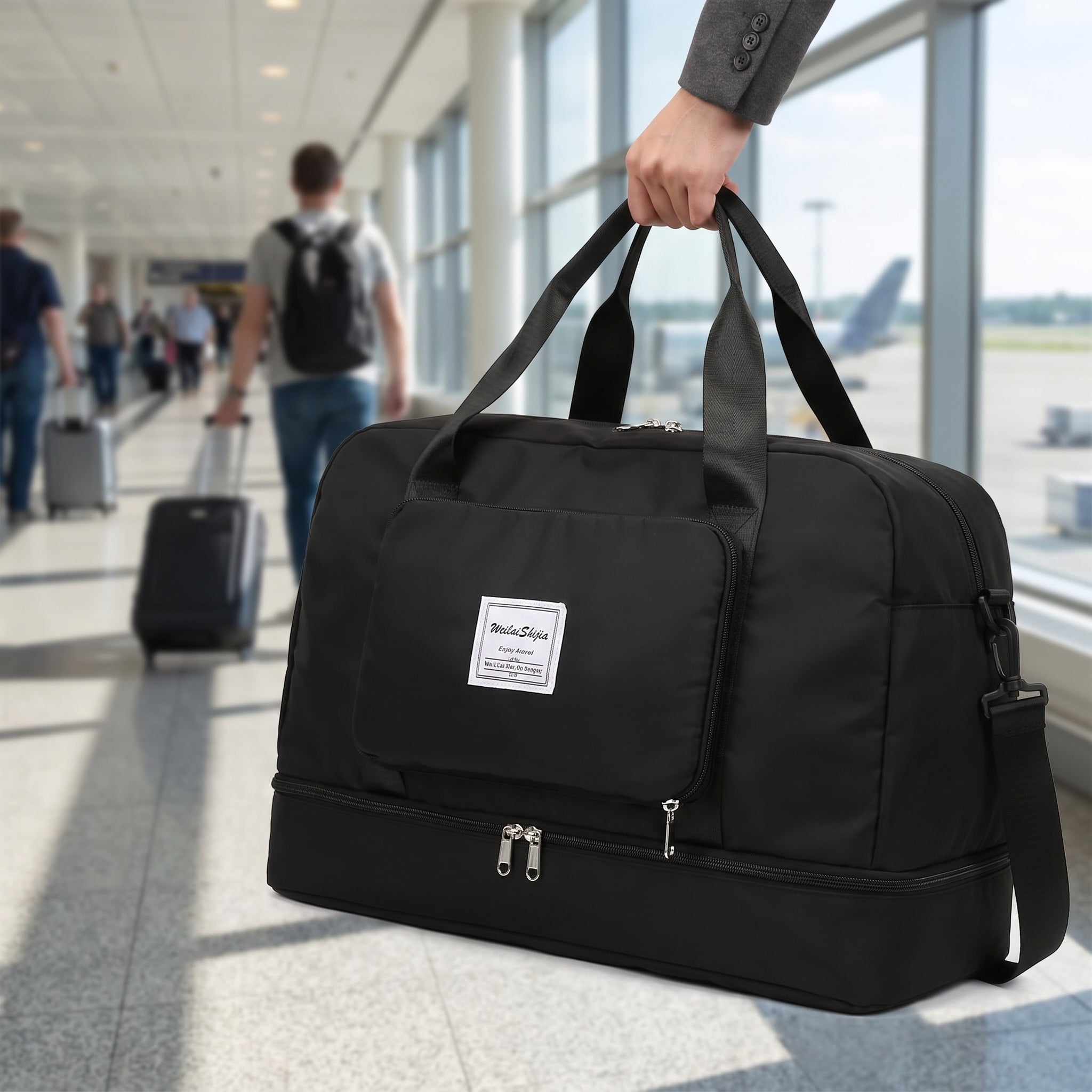 Travel Bag Nylon Duffel Foldable Design Business - Image 11