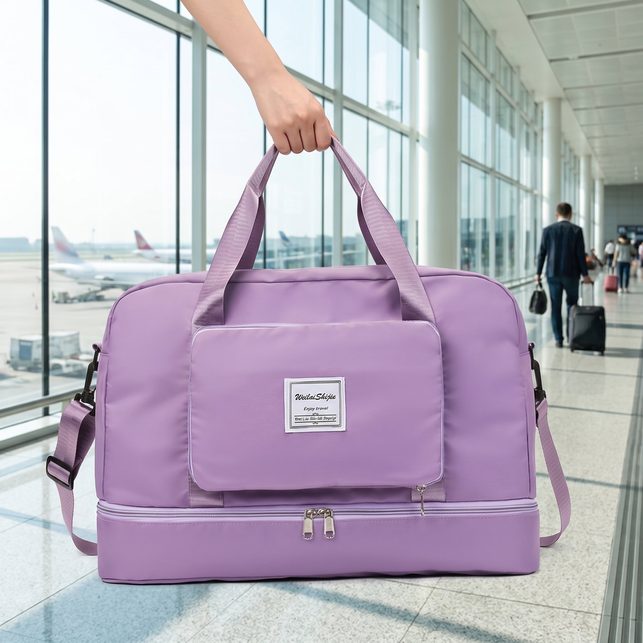 Travel Bag Nylon Duffel Foldable Design Business - detail