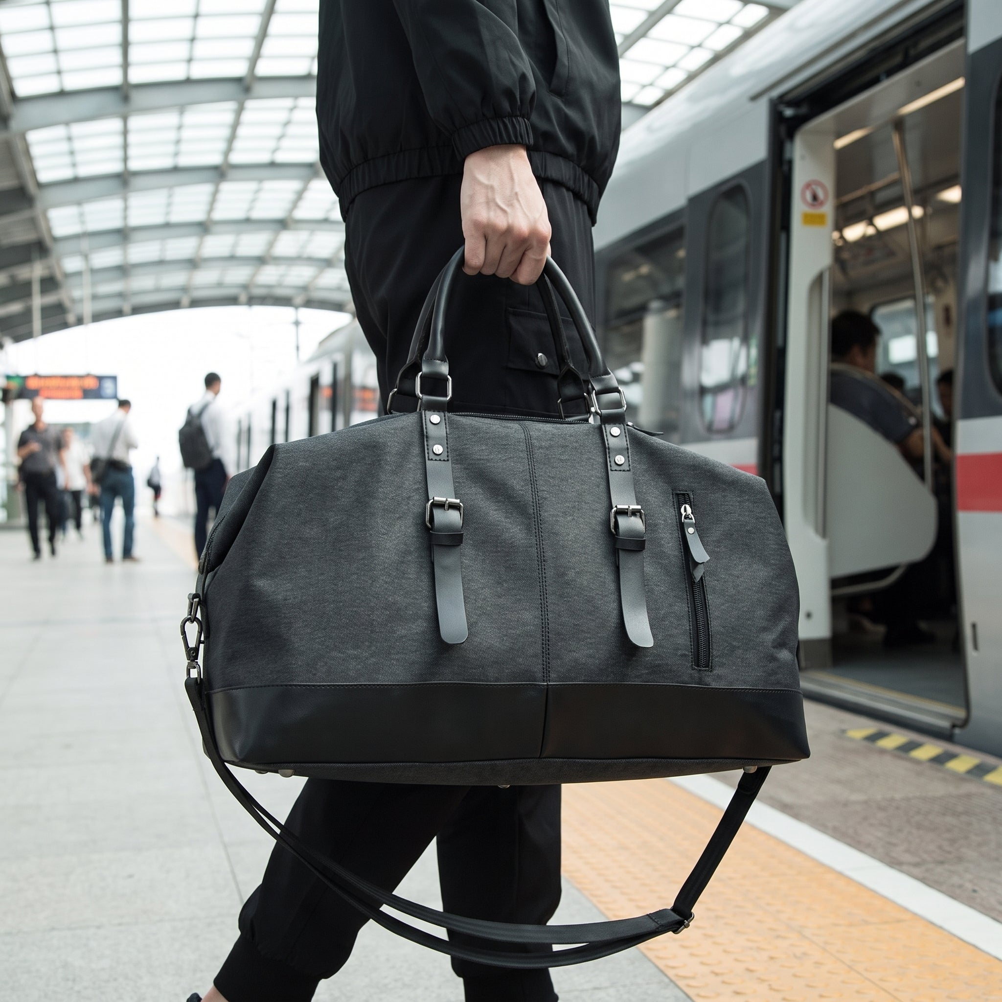 Travel Bag Duffel Business Shoulder Water Resistant - in-use
