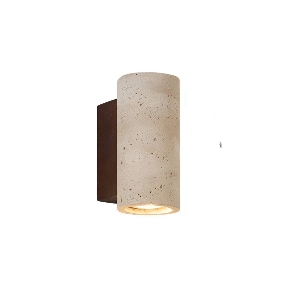 Travertine Style Hardwired LED Wall Light With Up Down Light - Image 1