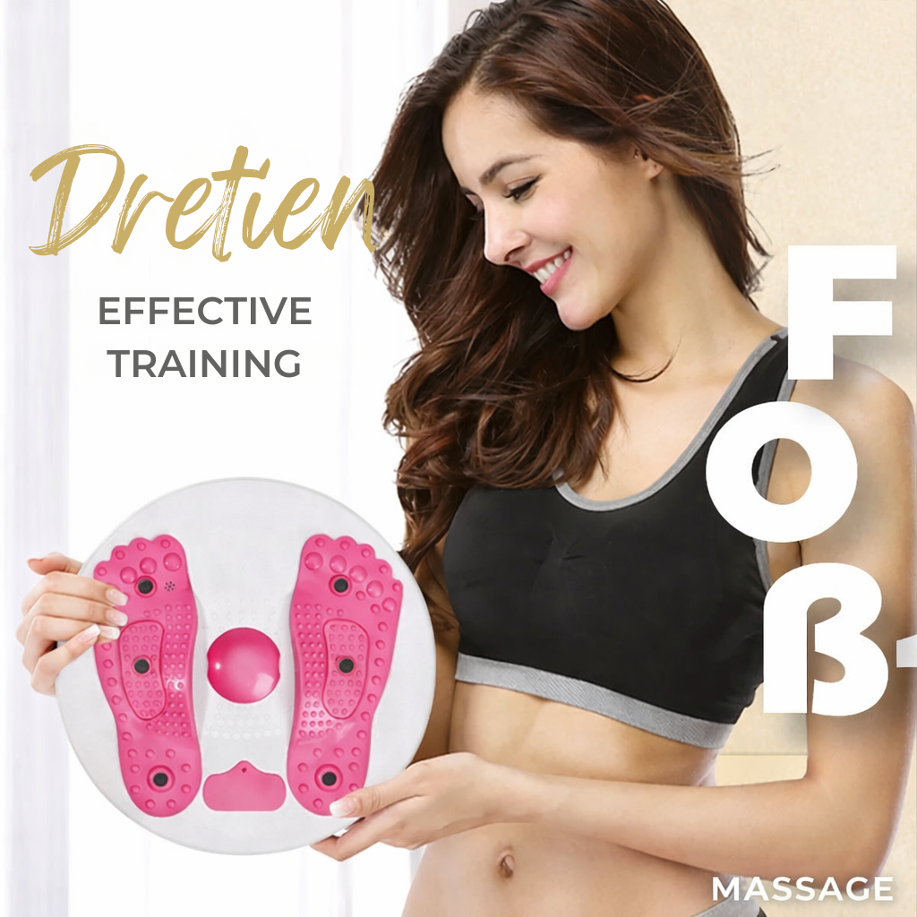Twist Board Workout Twist Disc Circular Design Textured Foot Pads - Image 2