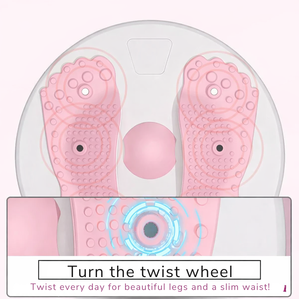Twist Board Workout Twist Disc Circular Design Textured Foot Pads - Image 6