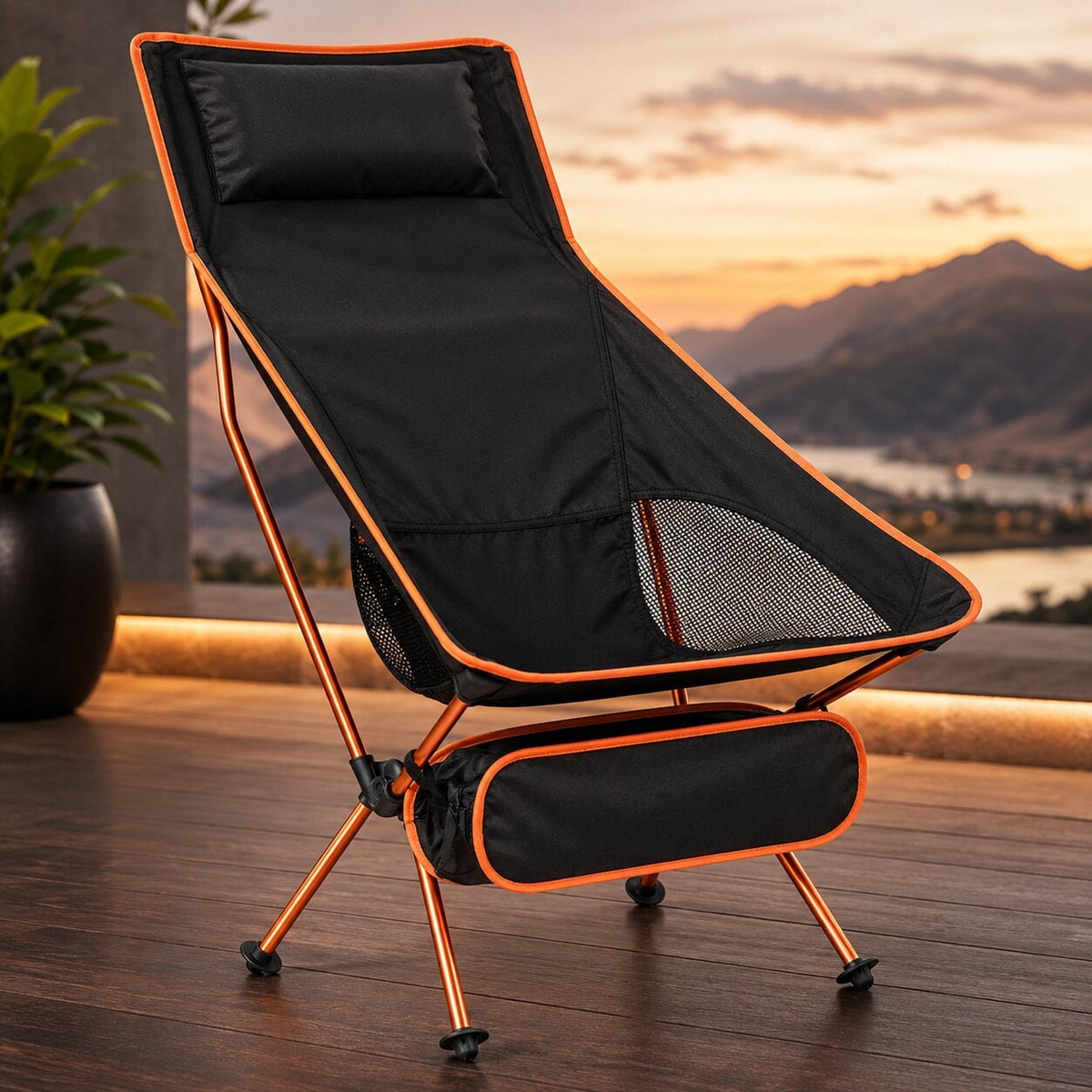 Ultra-light Gipfelthron Folding Camping Chair - Image 3