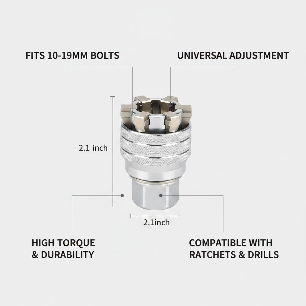 One Socket That Fits Ten Sizes