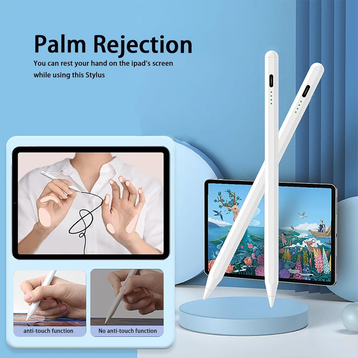 Universal Touch Stylus Pen For Tablets Compatible With iPad And Android Lightweight & Durable Design - Image 5