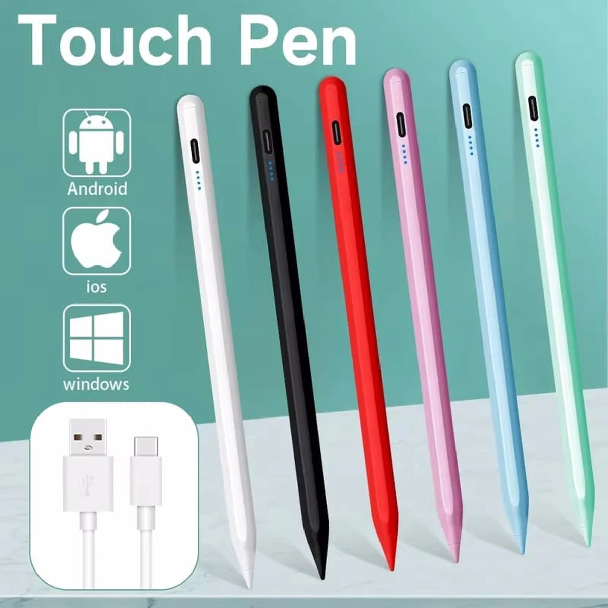 Universal Touch Stylus Pen For Tablets Compatible With iPad And Android Lightweight & Durable Design - Image 9
