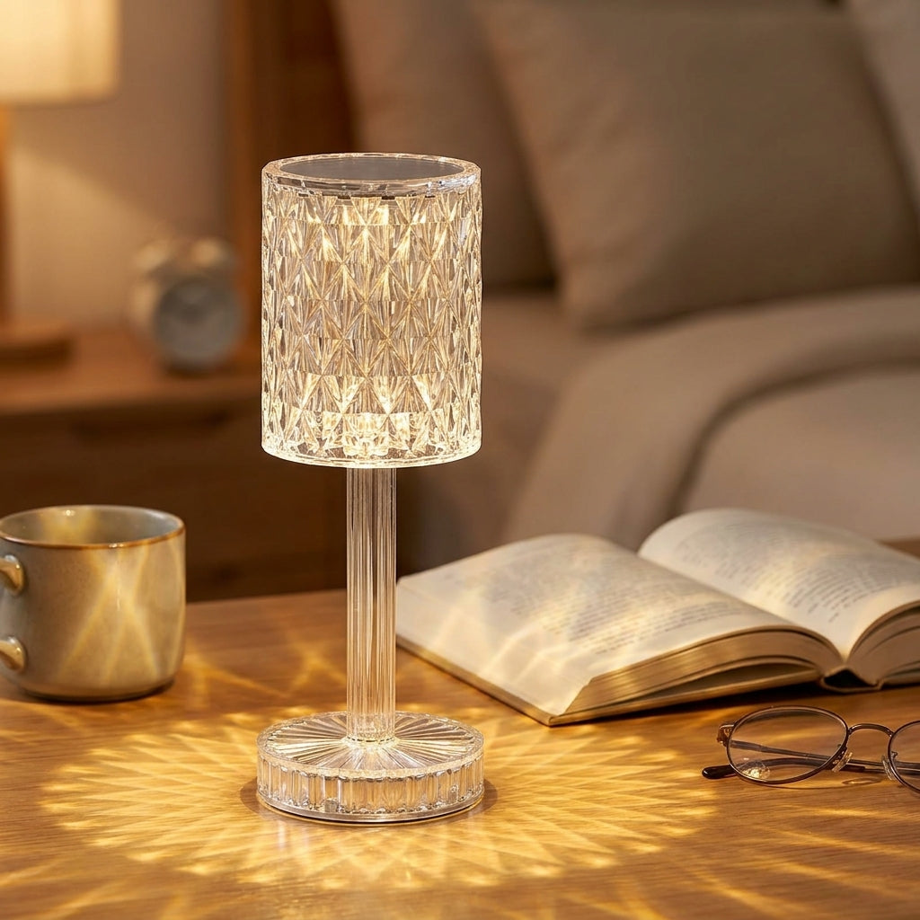 Rechargeable Table Lamp Bedside LED Dimmable Decorative Night Light - Image 12
